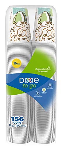 Book Cover Dixie to Go Cups, 16 Ounce, 156 Count