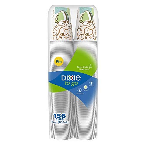 Dixie To Go Cups, 16 Ounce, 156 Count