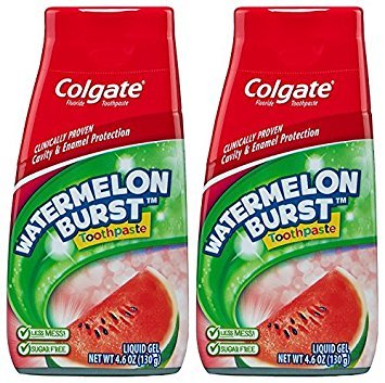 Book Cover Colgate Kids Watermelon Burst Toothpaste, 4.6 Ounce (Pack of 2)