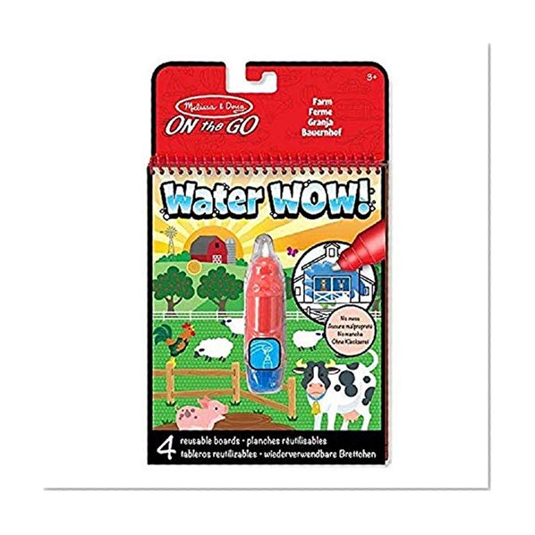 Melissa & Doug Water Wow on The Go Transportable Bloc de Révélation à l'eau pour Raccorder Les Points, 19232