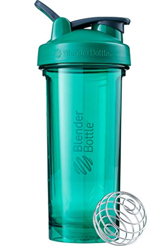 BlenderBottle Pro Series Shaker Bottle, 32-Ounce, Emerald Green