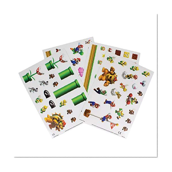 Officiellement sous licence Nintendo Super Mario Bros Gadget Stickers