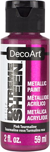 Book Cover DecoArt 2 Ounce, Pink Tourmaline Extreme Sheen Paint