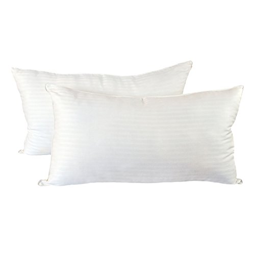 Book Cover Cozy Bed Medium Firm (Set of 2) Hotel Quality Pillow, King, White, 2 Count