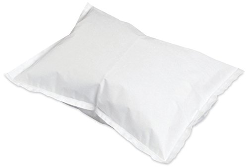 McKesson 18-917 Pillowcase, Tissue/Poly, White, 21" Width, 30" Length, 21" Width, 30" Length (Pack of 100)