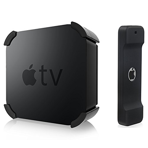 iDLEHANDS Apple TV Mount - GET 1 Remote CASE for Free, Apple TV Wall Mount Bracket Holder Compatible with Apple TV 4K 5th Generation/Apple TV 4th Generation