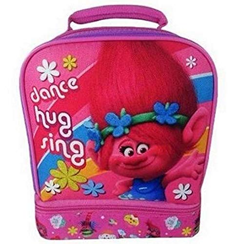 Book Cover Dreamworks Trolls Lunchbox Insulated Dual Compartment Lunch Bag