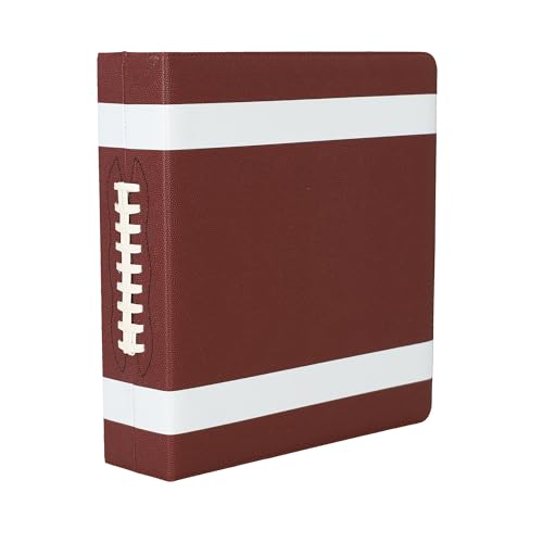 BCW 3" Premium Album - Football Collectors Edition, Brown