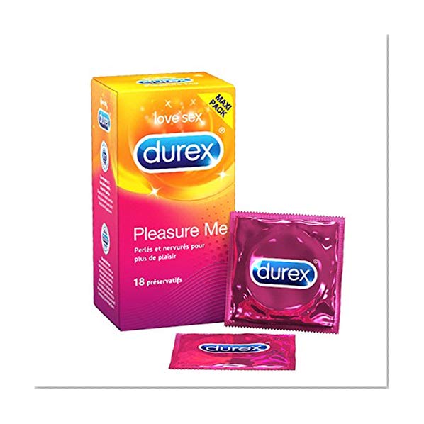 Durex Préservatifs Pleasure Me Perlés et Nervurés 18 Unités