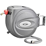 RAINWAVE RW-AR5880 Retractable Swivel Wall Mounted Hose Reel of 5/8" x 80'