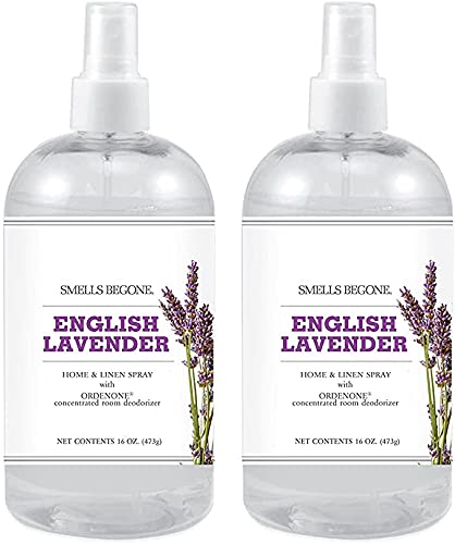 Smells Begone Air Freshener Home And Linen Spray - 2 Pack 2 X 16 Oz English Lavender