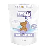 Epsoak Kids Epsom Salt 2 lb. USP Magnesium Sulfate with Lavender Scent Resealable Epsom Salt Bag, Made in The USA, Cruelty-Free Certified