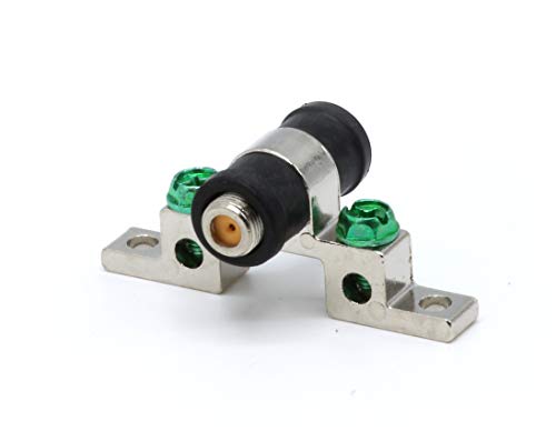 THE CIMPLE CO - 3 GHz High Frequency Ground Block - Single Port - Weather Seal Boots for Coaxial Cable, Coax F Type approved for Antenna, Satellite Dish, Cable TV - One Port Grounding - 1 Pack