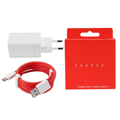 Book Cover OnePlus 6 Dash Type C Cable For 5/5T/3/3T, Dash Charge USB C Cable Dash Cable (5V/4A) Red