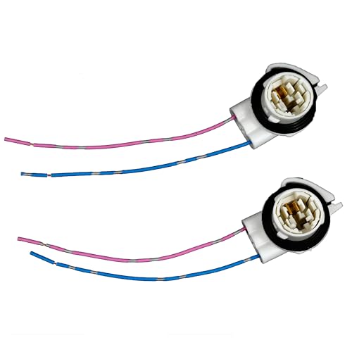 Michigan Motorsports QTY 2 Daytime Running Lights & Turn Signal Socket for 4157 3157 4114 GM Bulbs, 2 Wire, replacement for LS94