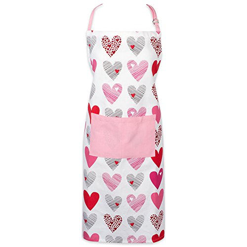 DII 100% Hearts Collage Dish Towels, Ultra-Absorbant, Machine Washable Perfect for Valentine's day Gift, Dishtowel Set