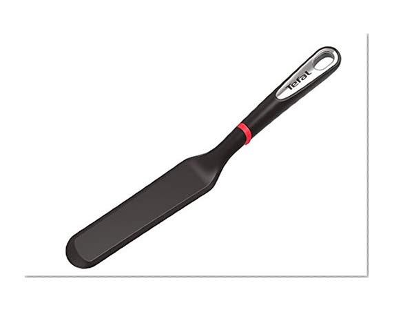Tefal K2060914 Ingenio Spatule à Crêpes anti-rayure ustensile de cuisine noir résistant  sans bisphénol A avec insert silicone