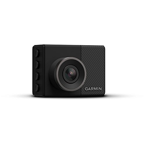 Garmin Dash Cam 45, 1080p 2.0" LCD Screen, Extremely Small GPS-Enabled Dash Camera with Loop Recording, G-Sensor and Driver Alerts, Includes Memory Card