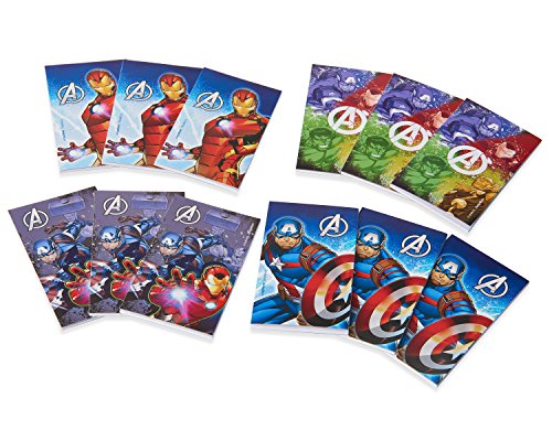 amscan Marvel Epic Avengers™ Notepads, Party Favor 6.3 x 5.75 x 0.5 inches