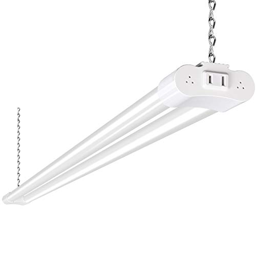 Hykolity Utility LED Shop Light, 4FT Integrated Garage Lights, 36W (100W Equivalent), 3600 Lumens, 5000K Daylight White, Integrated Switch