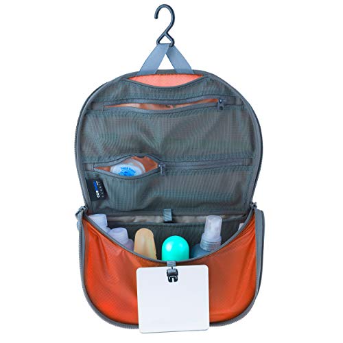 Sea to Summit TravellingLight Hanging Toiletry Bag, Travel Organizer for Men and Women, Large, Orange
