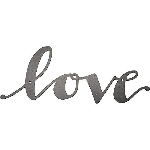 Primitives by Kathy - "Love" Cutout Metal Sign