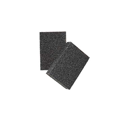 Cleaning Sponge & Scouring Pads with Carborundum - Black Caspian Stone - Best Eraser Sponges for Scrubbing Kitchen, Bathroom, Pots, Pans, Sinks - Just Add Water No Detergent Needed (4)