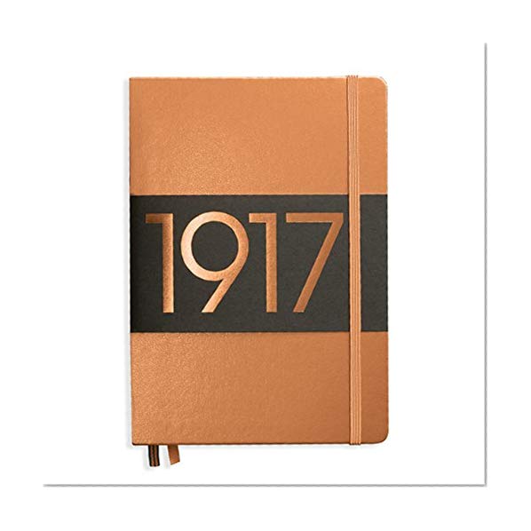 LEUCHTTURM1917 Metallic Special Edition - Medium A5 Dotted Hardcover Notebook (Copper) - 251 Numbered Pages