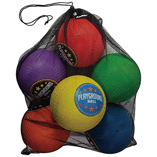 Franklin Sports Playground Balls - Rubber Kickballs and Playground Balls For Kids - Great for Dodgeball, Kickball, and Schoolyard Games - 8.5" Diameter, Multicolor Pack of 6