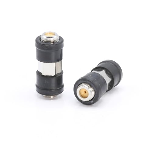 THE CIMPLE CO - Weather Sealed Cable Extension Coupler | 10 Pack | Cable Extension Adapter (Barrel Splice - Coupler) | Connects Two Coaxial Video Cables (Female to Female Connector) 3GHz Rated