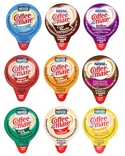 Coffee-Mate Mini Coffee Creamers - 9 Flavor Assortment (180 Pack)