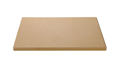 Book Cover UNICOOK Heavy Duty Ceramic Pizza Grilling Stone, Baking Stone, Pizza Pan, Perfect for Oven, BBQ and Grill, Thermal Shock Resistant, Durable and Safe, 15x12 Inch Rectangular, 6.6Lbs