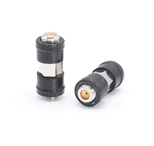 The CIMPLE CO - Weather Sealed Cable Extension Coupler - 4 Pack - Cable Extension Adapter (Barrel Splice - Coupler) - Connects Two Coaxial Video Cables (Female to Female Connector) 3GHz Rated
