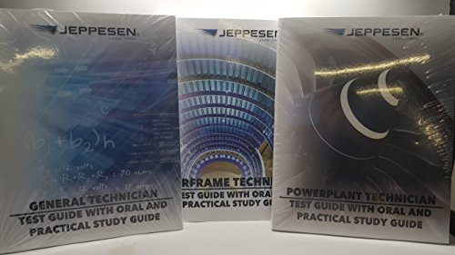Book Cover Jeppesen - A&P Test Guide Bundle | JS202600 | 10033660