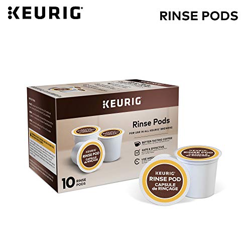Book Cover Keurig 5000057588 Rinse Brews in Both Classic 1.0 and Plus 2.0 Series K-Cup Pod Coffee Makers, 10 Count, White