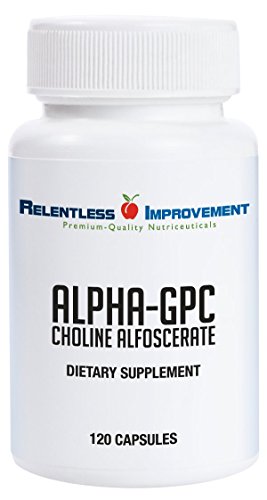 Relentless Improvement Alpha GPC 120 Capsules No Fillers No Soy