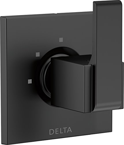 Book Cover Delta Faucet T11867-BL Ara 3-Setting 2-Port Diverter Trim, Matte Black