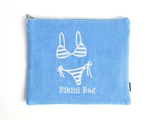 Miamica Turquoise Bikini Bag with Wet Suit Compartment, One Size