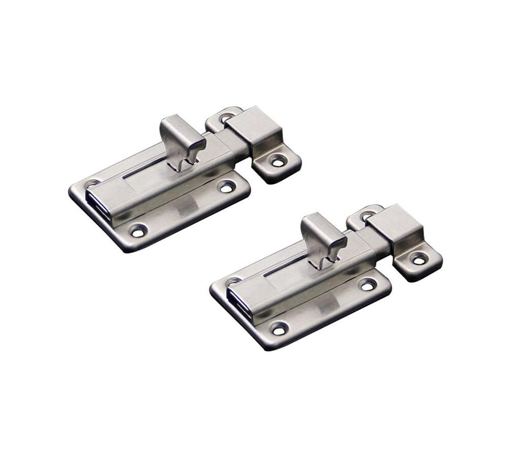 NELXULAS Stainless Steel Door Latch Sliding Lock Barrel Bolt (2-1/2")