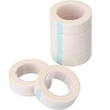 B06XKBQR8K eBoot 6 Rolls Eyelash Tape White Paper Fabric Eyelash Tape for Eyelash Extension Supply