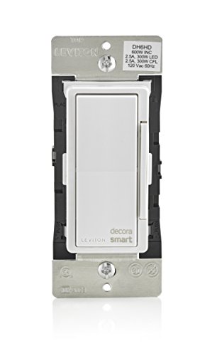 Leviton DH6HD-1BZ 600W Decora Smart Dimmer, Works with Apple HomeKit