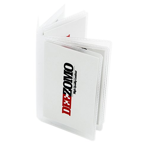 SET OF 2 Wallet Inserts Replacement 6 Page Card Holder for Bifold or Trifolds Wallet