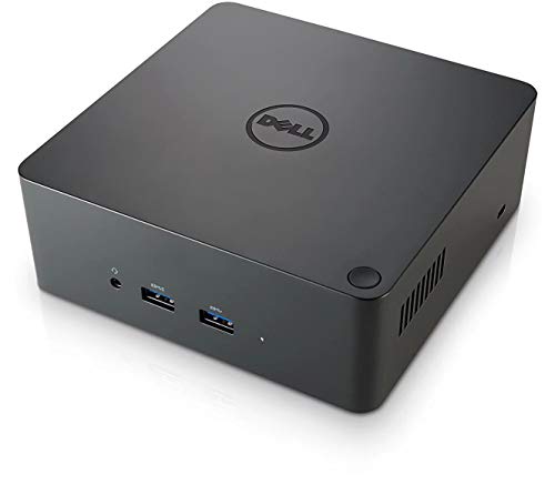 Book Cover Dell TB16 Thunderbolt 3 (USB-C) Docking Station with 180W Adapter, Black, Model:452-BCNP