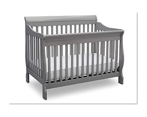 Delta Children Canton 4-in-1 Convertible Baby Crib, Grey