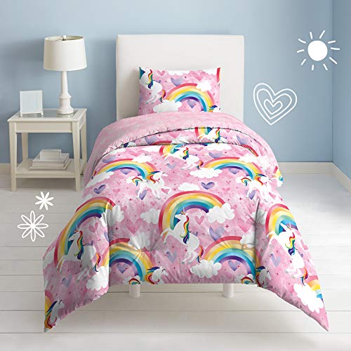 Book Cover dream FACTORY Comforter Set, Pink, Twin