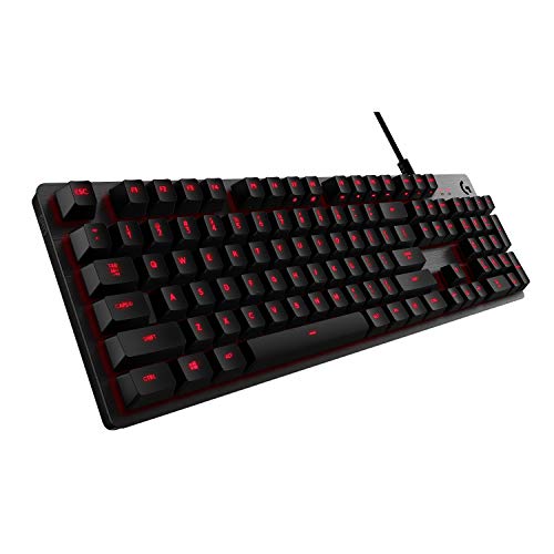 Book Cover Logitech G413 Backlit Mechanical Gaming Keyboard with USB Passthrough â€“ Carbon