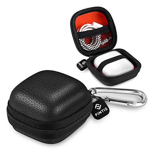 Fintie Case for AirPods, Hard EVA Shockproof Portable Full Protective Cover Carrying Bag Compatibe with AirPods 1 and AirPods 2 Charging Case Accessories, Navy