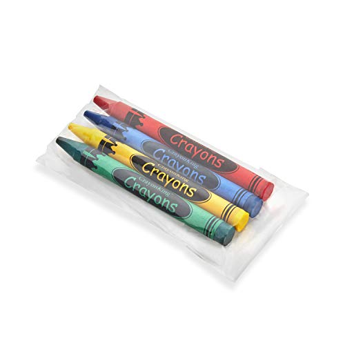 CrayonKing 50 4-Packs of Crayons in Cello Bags