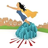 Lovepop Super Mom Pop Up Card - 3D Card, Mother's Day Card, Card for Mom, Birthday Card for Mom, Card for Wife, Greeting Card