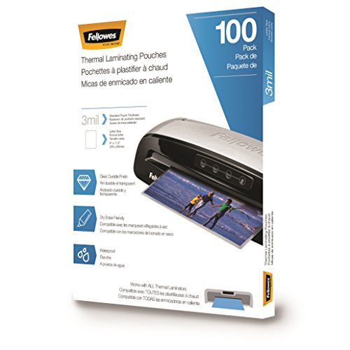 Book Cover Fellowes Thermal Laminating Pouches